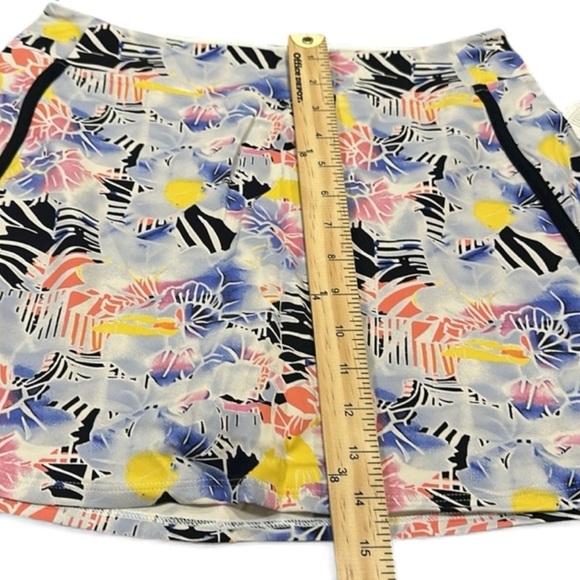 Free People Printed Volley Skort Size Small Mystic Floral High Rise NEW - Picture 11 of 13